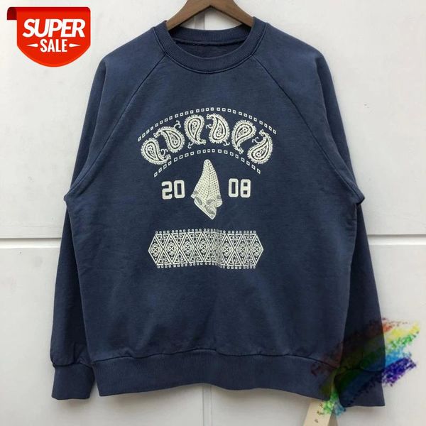 

old washed kapital sweatshirts men women 1:1 heavy fabric hoodies crewneck #qi6d, Black