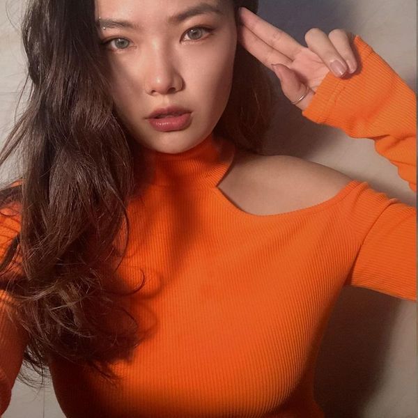 

women's t-shirt dropshopping halter turtle neck tshirt women cut out neon long sleeve crop t shirt ladies solid casual tee femme autumn, White