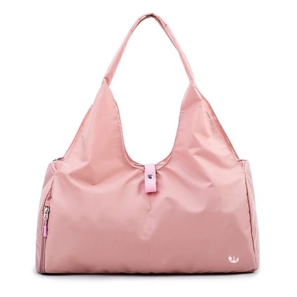 

lu yoga bag, hand, sport bags, female, wet, waterproof, large, luggage bag, short travel shoulder with brand logo