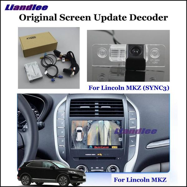 

car rear view cameras& parking sensors hd reverse reversing camera for mkz (sync3) rearview backup decoder accesories alarm system