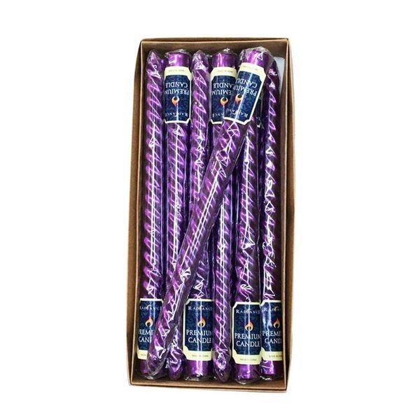 

pcs/set taper-spiral twisted smokeless dinner table long candles wax