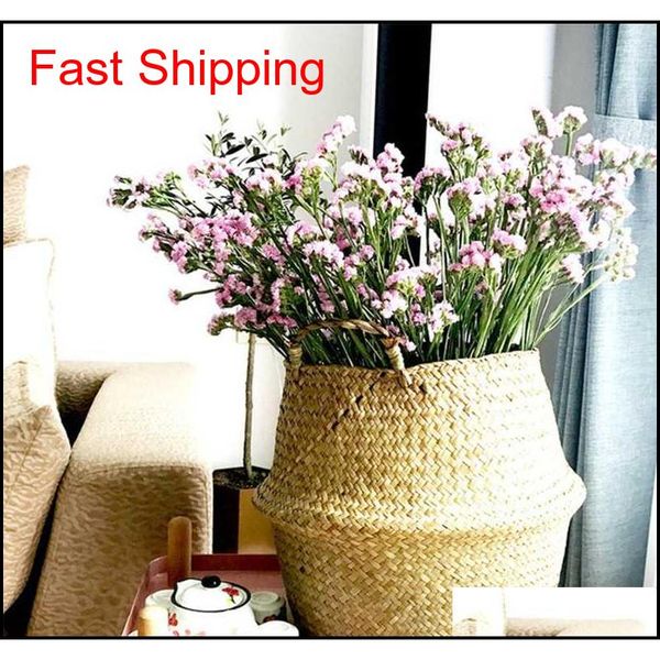 

woven seagrass basket woven seagrass tote belly basket for storage laundry picnic plant pot jllupr xhhair