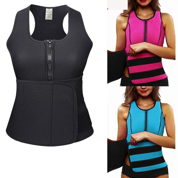 

waist support women trainer body shaper solid color slimming slim belt neoprene vest underbust s-4xl, Black;gray