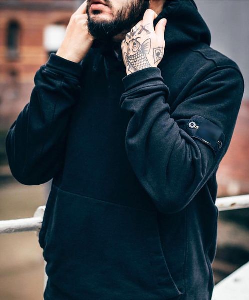 

21ss fw european and american high-quality sweater designer fashion casual hoodie luxury men's luxury hooded o-neck sweater 7 colors av, Black