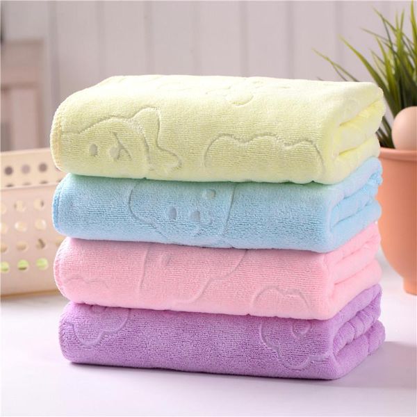 

towel 5pcs bath wash wipe face feet absorbent bear microfiber gift box