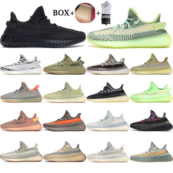 

mens women running shoes kanye west beluga oreo israfil eliada earth desert sage glow 3m reflective mens trainer sports sneakers 36-46