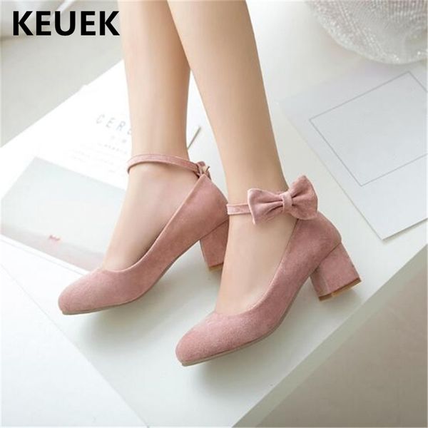

new spring/autumn leather shoes children high-heeled shoes girls princess pink beige flock bowtie student dance shoes kids 02 210306, Black;red