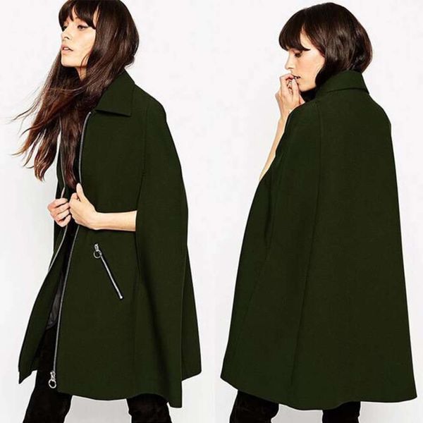 

jeykay new fall 2019 coat autumn windbreaker women's long style, Black