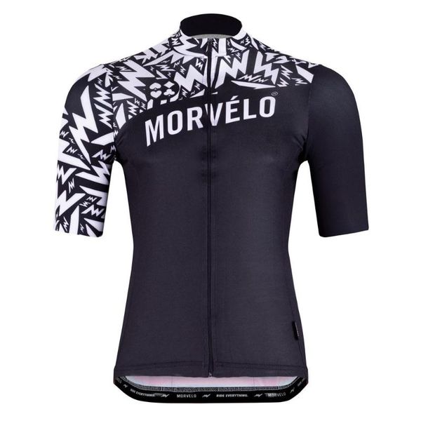 

racing jackets 2021 morvelo m09 only jersey summer short sleeve ropa ciclismo clothing maillot with power band, Black;red