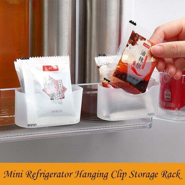 

storage bottles & jars 3/5 packs refrigerator hanging box mini kitchen seasoning rack
