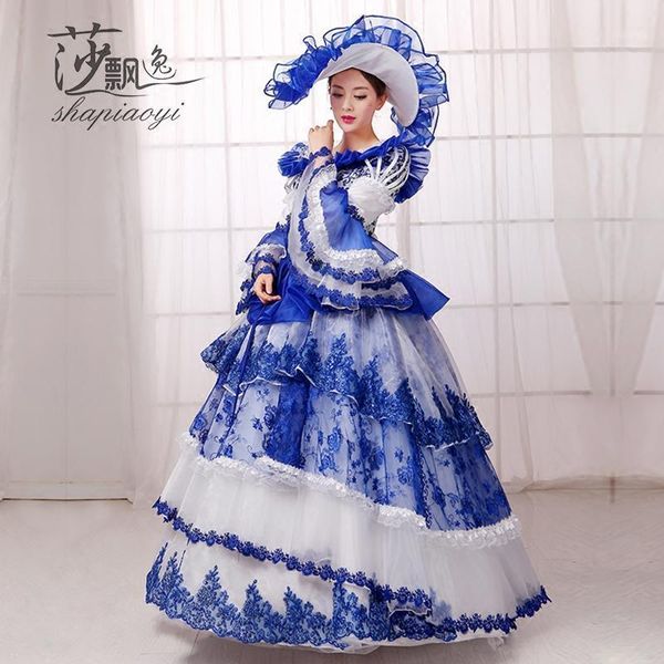 

cosplay women's rococo ball grown gothic victorian dress costume1, Black;red