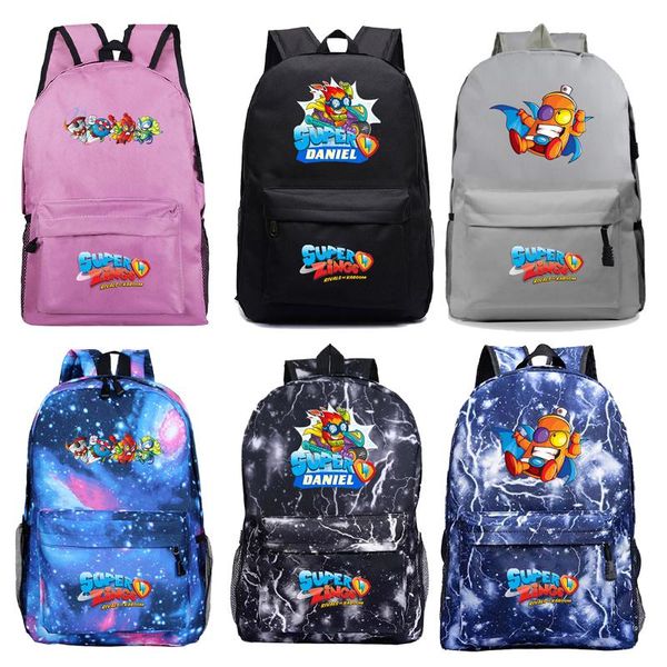 

backpack fashion casual game super zings boys girls superzings school bag students bookbag teens travel rucksack gift