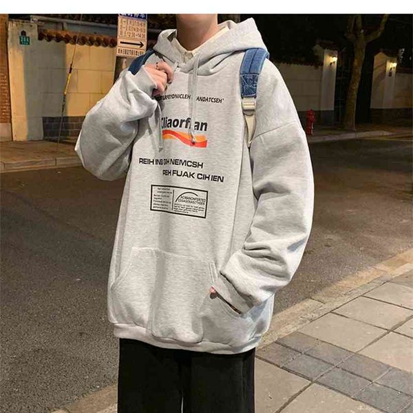 

5 colors autumn winter men's hooded sweater with plush and thickening, Black