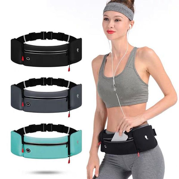

sports water bottle fanny pack marathon running equipment outdoor fitness mobile phone bag close-fitting waterproof waist bag