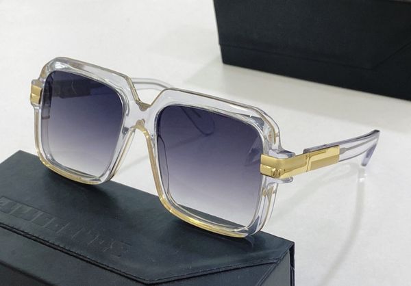 

vintage square sunglasses 667 legends crystal grey shade sunnies men fashion sun glasses uv400 protection eyewear with box, White;black