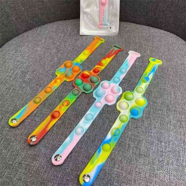

new decompression toys, pressure relief, flipping and deratization pioneer, yizhi press finger, bubble player ring batch