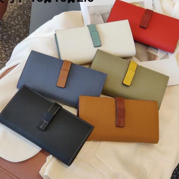 

wallets long wallet women purses fashion coin purse card holder female clutch money bag genuine leather, Red;black