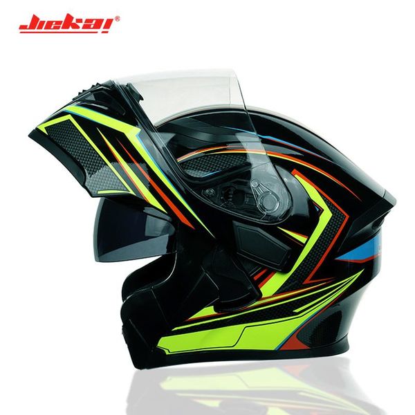 

motorcycle helmets jiekai moto casco flip up helmet dot ece racing casque motocross capacete quad dirt bike safety
