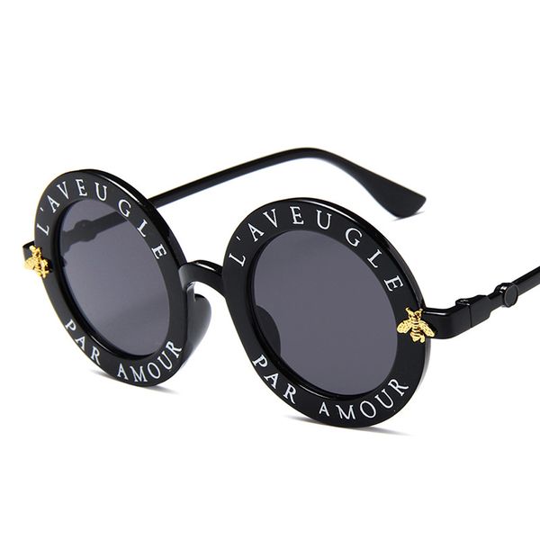

small round women sunglasses vintage shades black metal color sun glasses for female fashion designer 2021 new