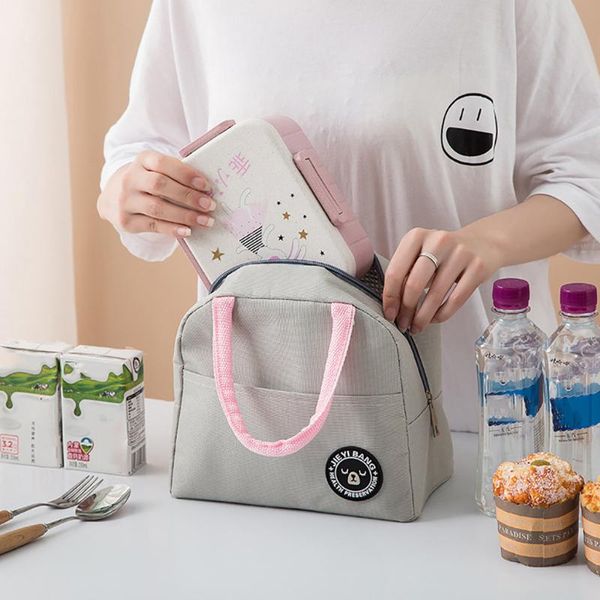 

storage bags cooler lunch bag insulated thermal food and organization portable travel working bento box tote
