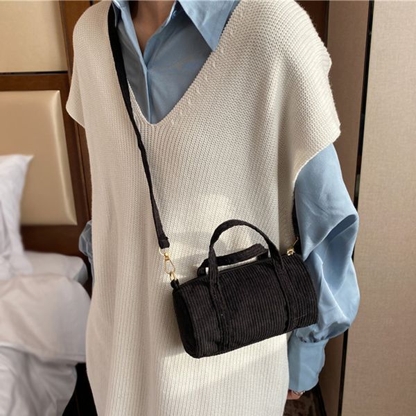 

small bag for woman --2021 new corduroy sac femme bucket sac a main femme crossbody bag purses and handbags