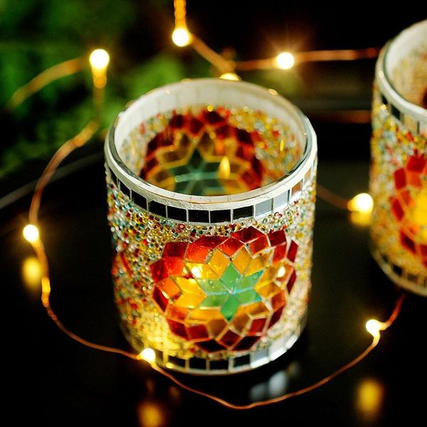 

candle holders retro glasses vintage creative european romantic dining table mum tutucu outdoor decor ei50ch