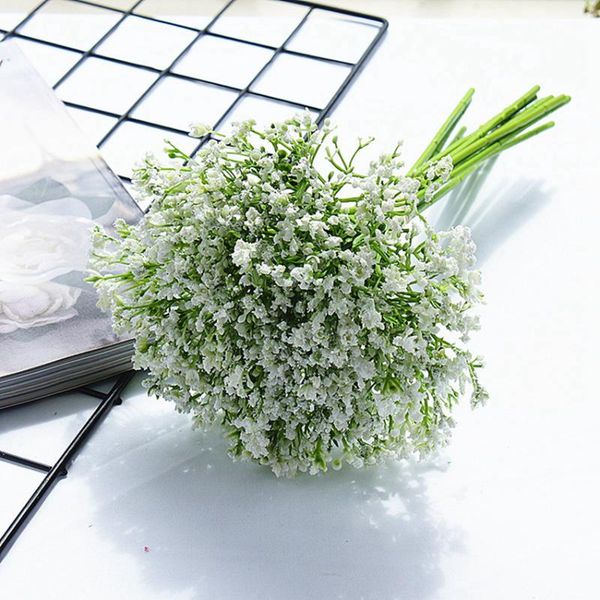 

decorative flowers & wreaths gypsophila artificial bridal accessories clearance wedding christmas home decoration vase for dining table indo