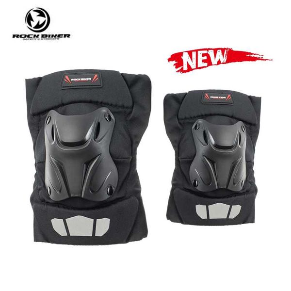 

rockbiker motorcycle knee pads reflective motocross knee protection cycling protective guard motorbike kneepads guard