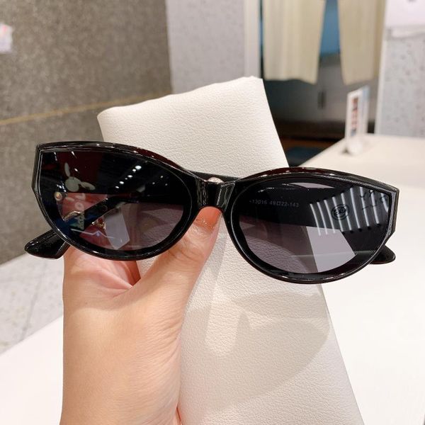 

sunglasses trend square black sun glasses vintage women's platic uv protection personlity luxury latest uv400, White;black
