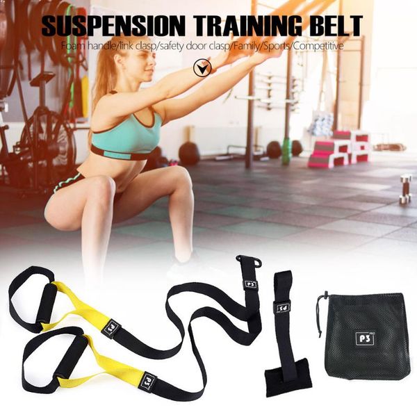 

resistance bands suspension training belt hanging tension rope band yoga pull fitness rally strength stretch