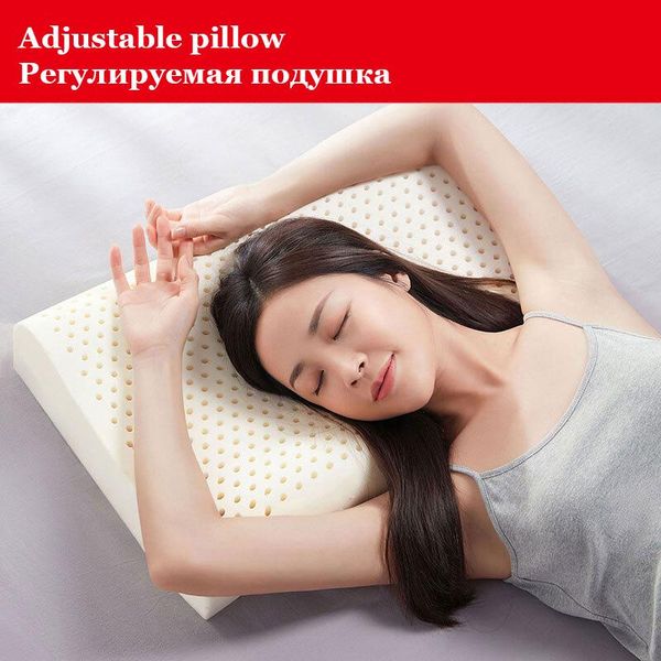 

pillow adjustable neck , soft, elastic bed -100% natural latex kid sleep