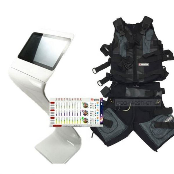 

wireless ems training machine with 3pcs powerbox,1pcs android device,3pcs ems training suit wireless,9pcs ems training underwear in stock