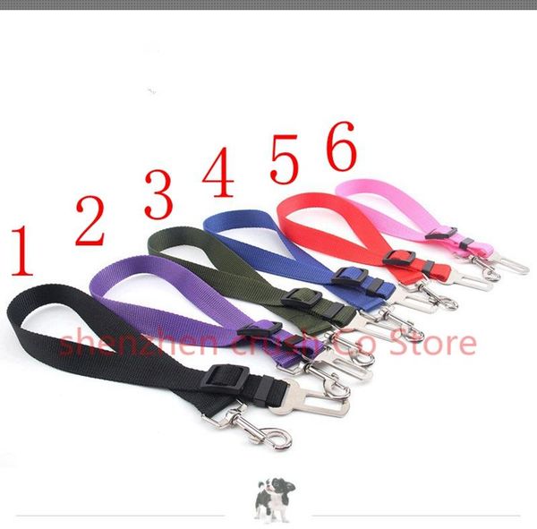 

dog apparel 10pcs adjustable cat pet car safety seat belt collars
