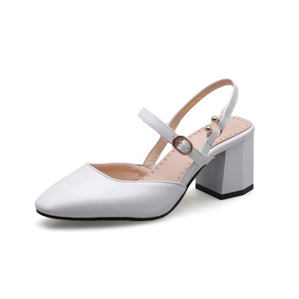 

sandals plus size pointed high heels women shoes woman summer ladies, Black