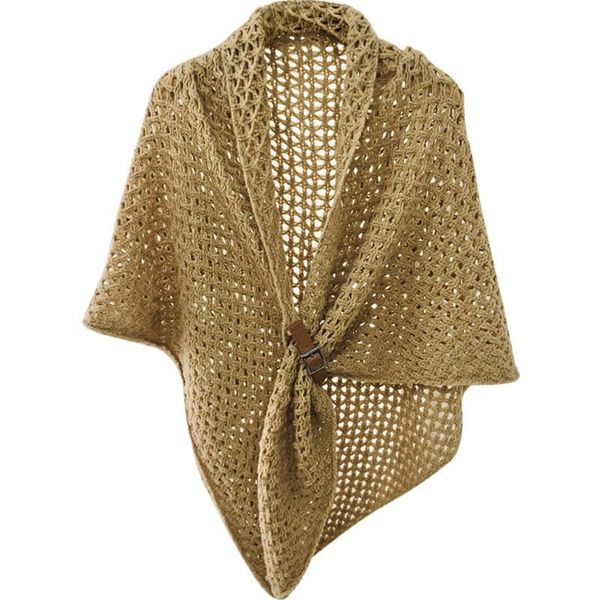 

scarves scarf shawl wraps for women winter thin shawls knit warm triangular unique leather buckle, Blue;gray