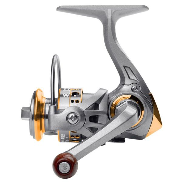 

1pc metal fishing reel mini spinning reel fishing gear throwing rod