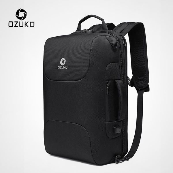 

backpack high capacity men anti theft 15.6 inch lapmale usb charging waterproof bag business casual travel outdoor