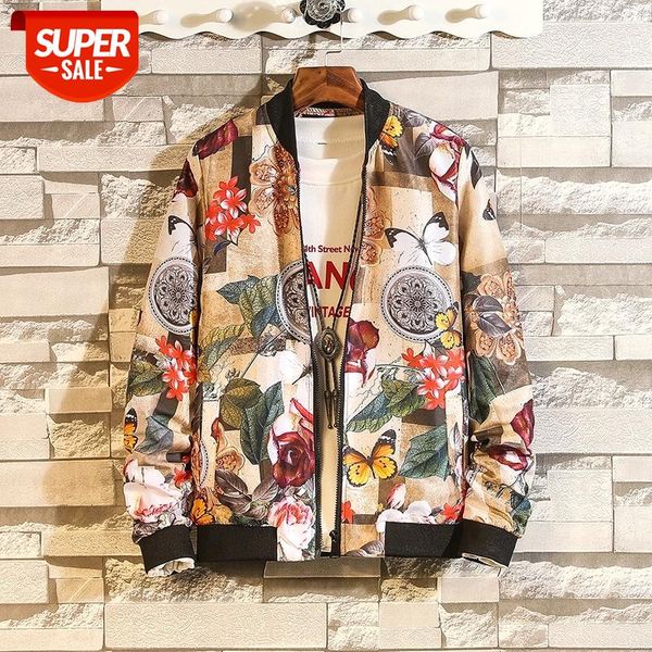 

fashion spring autumn thin 2020 new print casual jacket mens japanese hip hop streetwear designer clothes plus oversize 4xl 5xl #az6u, Black;brown