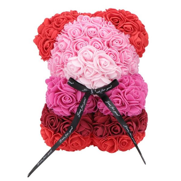 

1pc preserved rose bear ornament lovely preserved flower deskadornment