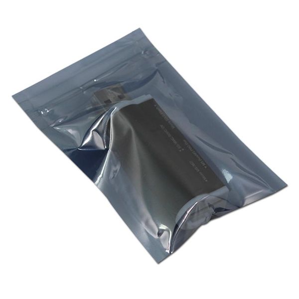 

gift wrap anti-static bag for electronic accessories shielding storage plastic esd antistatic sealing grocery package pouch 100pcs/lot