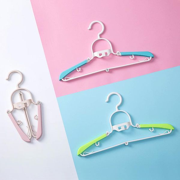 

hangers & racks 2021 clothes rack folder retractable non-slip multifunctional magic creative saving space plastic tavel domestic business tr