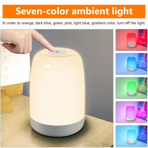 

night lights touch sensor bedside lamp light tapping control holiday lighting festival party decor