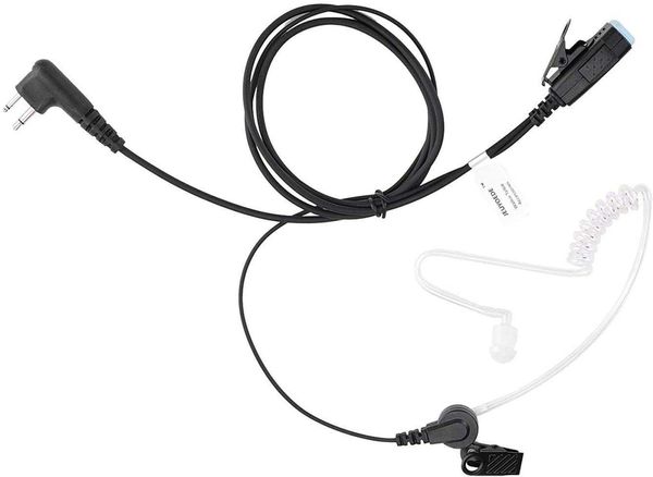 CP200 Überwachungs-Ohrhörer-Headset, kompatibel mit Motorola XU2600 CLS1110 CLS1413 GP300 RMU2040 RDU4100 Walkie Talkie 2-Pin mit
