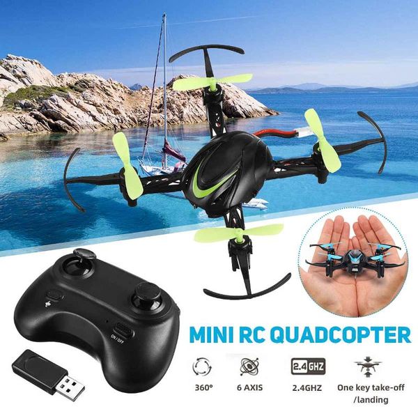 

drones 13x13x2.5cm mini headless rc helicopter mode 2.4g 4ch 6 axle quadcopter remote control toy for kid present