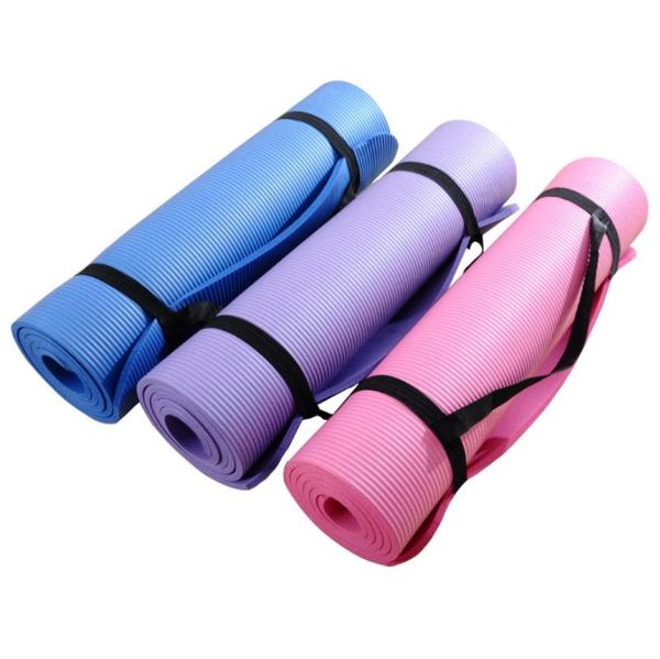 

yoga mats 183x61x10mm nbr thick non-slip fitness pad for exercise pilates