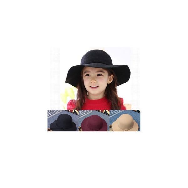 

2020 fashion girls wide brim sun hats vintage cap bow beach hat outdoor sunscreen kids acc jlliiu, Yellow
