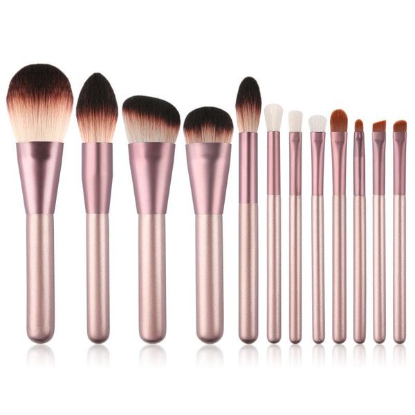 

makeup brushes set 12pcs powder foundation concealer highlighter blending eye shadow blusher eyebrow cosmetic brush