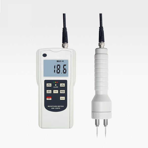

digital am-128ps multifunction moisture meter with two measurement modes: search type & pin type