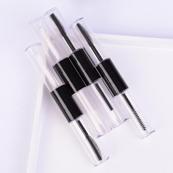 

storage bottles & jars 1pc double head empty lip gloss tubes clear lipstick packaging container diy makeup packing