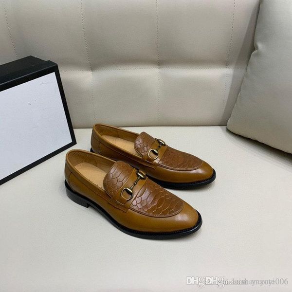 

iduzi mens luxury g brand party dress spikes red bottom loafers shoes men's shiny business casual oxford walking shoes wedding shoes, Black